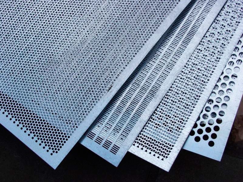 Decorative sheets, perforated sheets, door lining